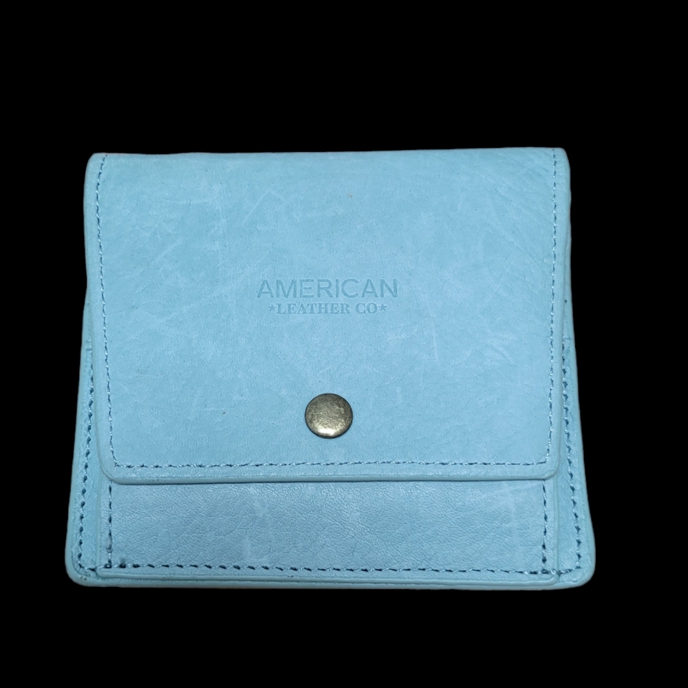 AMERICAN LEATHER CO. | Veronica Bifold Wallet, Seafoam